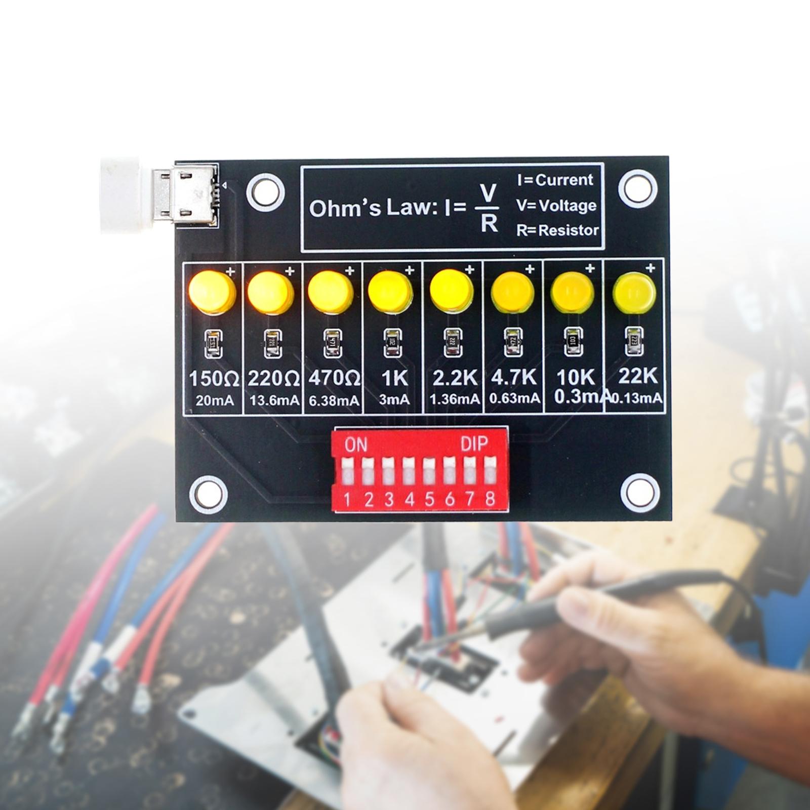 Diy Electronics Learning Kit - Kit de pratique de soudure DIY,