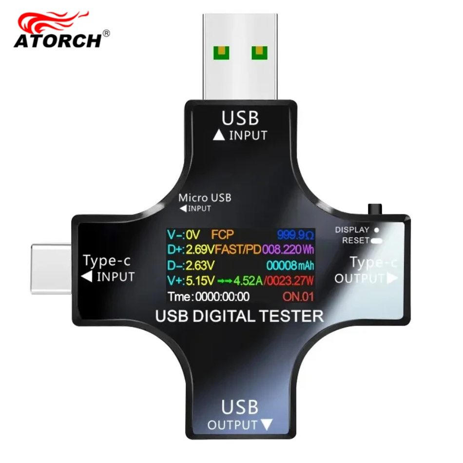 Logic Analyzer Usb - Testeur USB DC type-c PD voltmètre