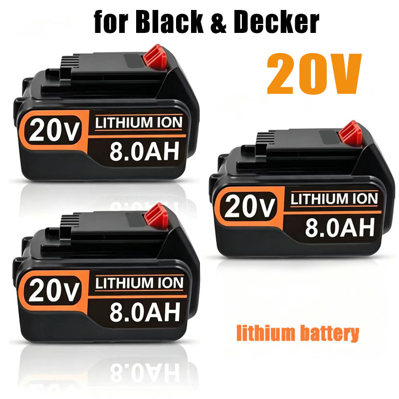 Black+Decker Tool Cordless - Batterie de remplacement 20V 3.0Ah 4.0Ah