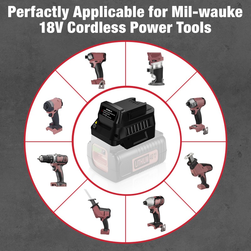Adaptateur de batterie pour Bl - Black+Decker Tool Cordless avis et prix