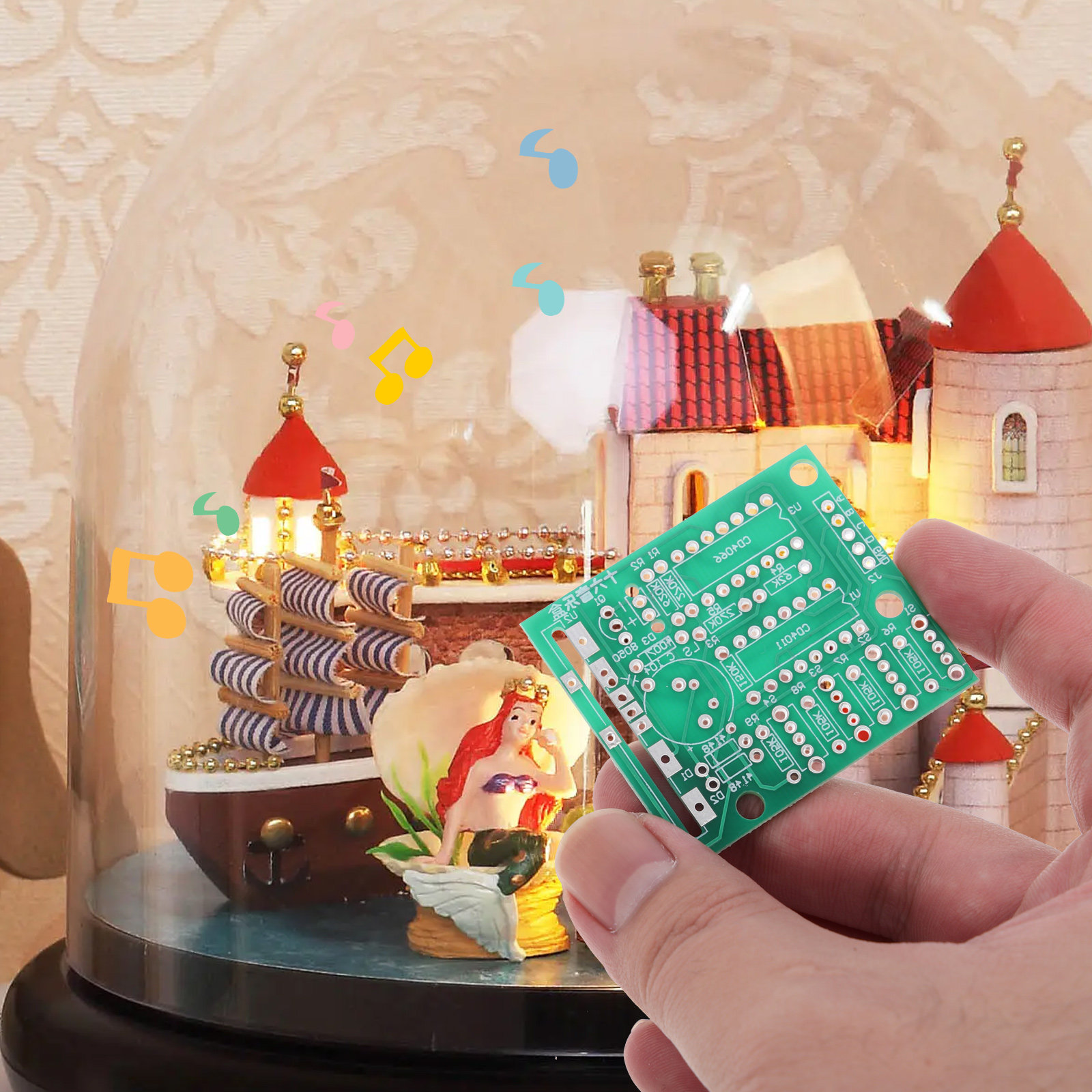 1 ensemble de boîte à musique  - Diy Electronics Box avis et prix