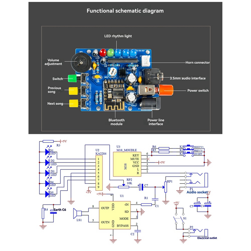 Kit de haut-parleur Bluetooth  - Diy Electronics Project Kit avis et prix