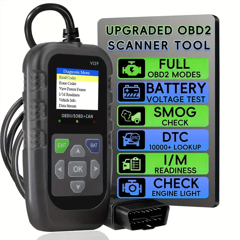Lecteur de codes OBD2 V119, ou - Logic Analyzer Usb avis et prix